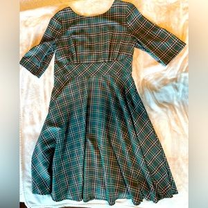 Hell Bunny 50s style plaid swing dress 2XL
